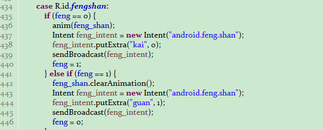 风扇控制实验Android端软件代码01