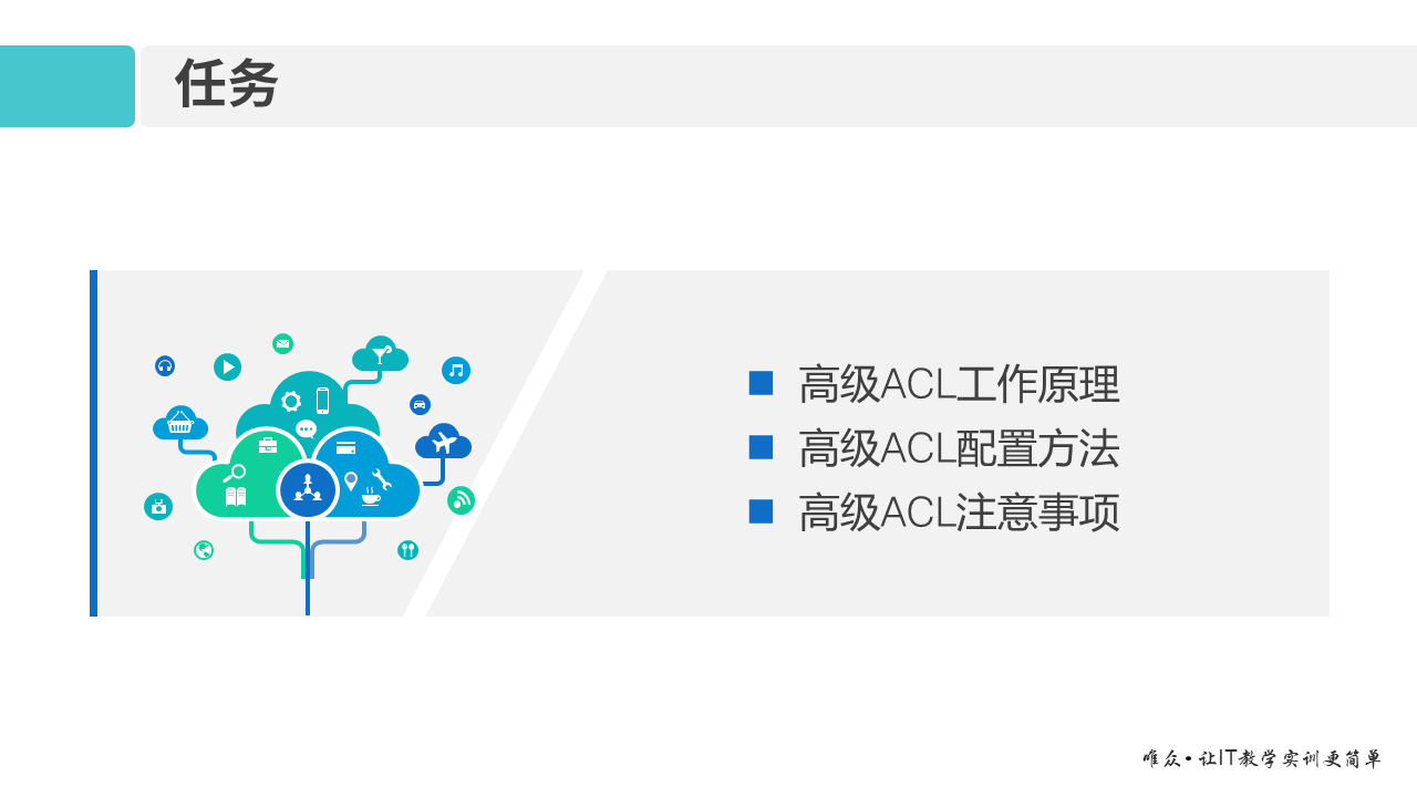 华为1+X证书：网络系统建设与运维 ——12-2 高级ACL原理及配置