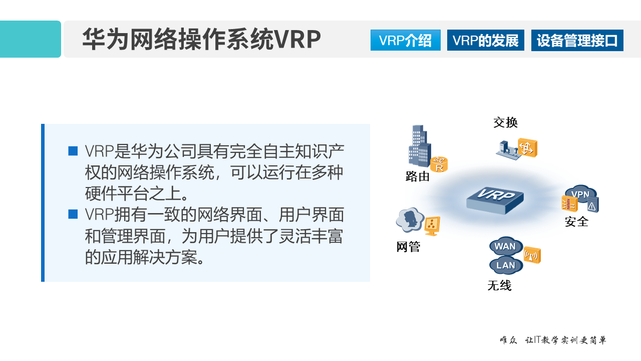 华为1+X证书：网络系统建设与运维——02-1 VRP网络操作系统和CLI命令行