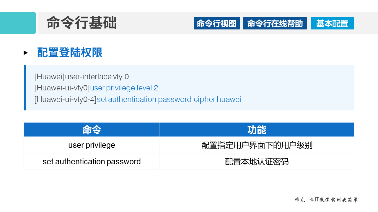 华为1+X证书：网络系统建设与运维——02-1 VRP网络操作系统和CLI命令行