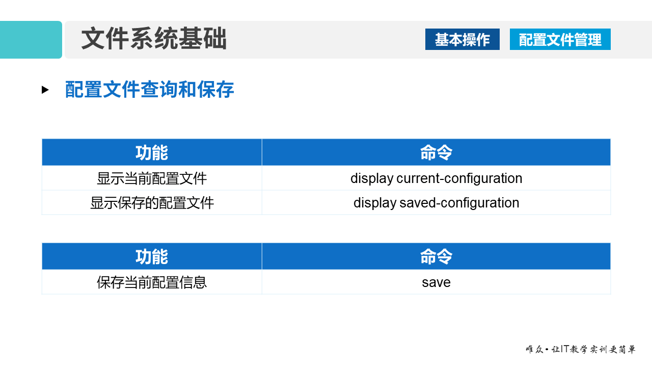 华为1+X证书：网络系统建设与运维—— VRP文件系统基础