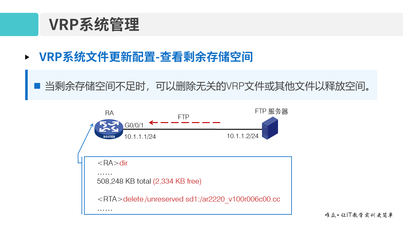 华为1+X证书：网络系统建设与运维—— VRP文件系统基础