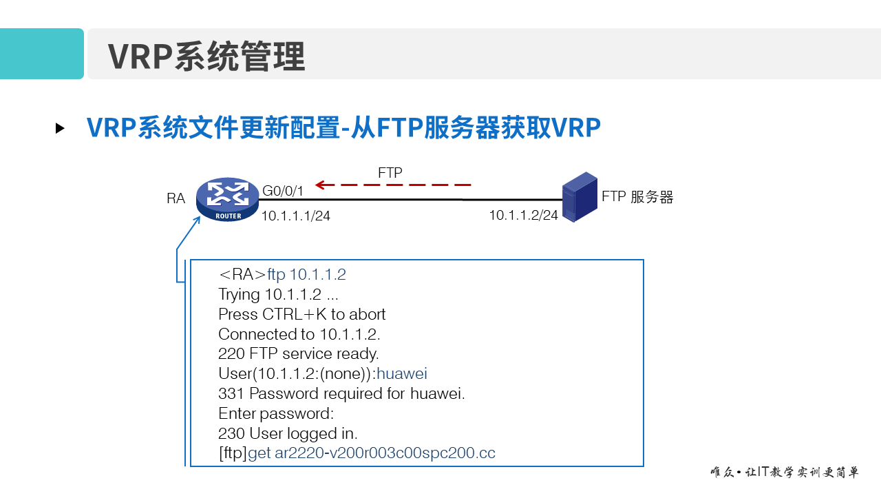 华为1+X证书：网络系统建设与运维—— VRP文件系统基础